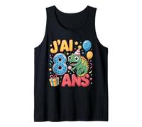 Enfant Cheval gecko 8ans Anniversaire Garcon Fille lézard Tank Top
