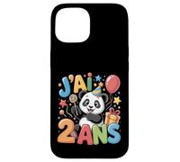 Enfant Panda Enfant 2ans Anniversaire Garcon Fille Panda Case for iPhone 15