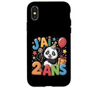 Enfant Panda Enfant 2ans Anniversaire Garcon Fille Panda Case for iPhone X/XS