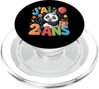 Enfant Panda Enfant 2ans Anniversaire Garcon Fille Panda PopSockets PopGrip for MagSafe