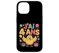 Enfant poulette Enfant 4ans Anniversaire Fille chicken Case for iPhone 14
