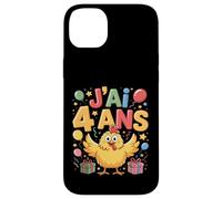Enfant poulette Enfant 4ans Anniversaire Fille chicken Case for iPhone 14 Plus