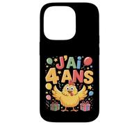 Enfant poulette Enfant 4ans Anniversaire Fille chicken Case for iPhone 14 Pro