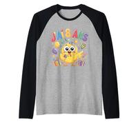 Enfant poulette Enfant 8ans Anniversaire Fille chicken Raglan Baseball Tee