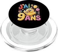 Enfant poulette Enfant 9ans Anniversaire Fille chicken PopSockets PopGrip for MagSafe