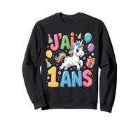 Enfant unicorn Enfant 1ans Anniversaire Garcon Fille licorne Sweatshirt