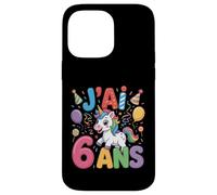 Enfant unicorn Enfant 6ans Anniversaire Garcon Fille licorne Case for iPhone 14 Pro Max