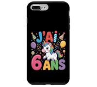 Enfant unicorn Enfant 6ans Anniversaire Garcon Fille licorne Case for iPhone 7 Plus/8 Plus