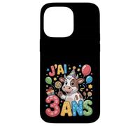 Enfant vache Enfant 3ans Anniversaire Garcon Fille Cow Case for iPhone 14 Pro Max