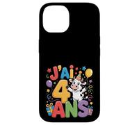 Enfant vache Enfant 4ans Anniversaire Garcon Fille Cow Case for iPhone 14