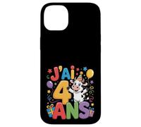 Enfant vache Enfant 4ans Anniversaire Garcon Fille Cow Case for iPhone 14 Plus