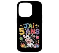 Enfant vache Enfant 5ans Anniversaire Garcon Fille Case for iPhone 14 Pro