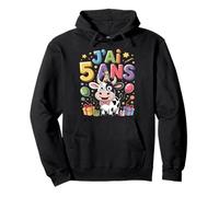 Enfant vache Enfant 5ans Anniversaire Garcon Fille Pullover Hoodie