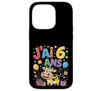 Enfant vache Enfant 6ans Anniversaire Garcon Fille Cow Case for iPhone 14 Pro