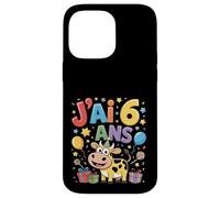 Enfant vache Enfant 6ans Anniversaire Garcon Fille Cow Case for iPhone 14 Pro Max