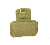 Enfield .303 Ammo Pouch 1937 Pattern Webbing Canvas | Vintage British Army Military Pouch, Durable Tactical Belt Pouch for Reenactment, Collectors & Outdoor Use UK