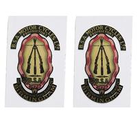 Enfield County Pair BSA Motorcycles Ltd Trade Marks Birmingham Sticker 2 Units