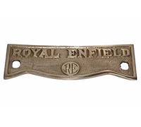 Enfield County Royal Enfield" Enfield India" Re Logo Brass Crown Plate