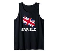 Enfield Great Britain Flag British Heritage & English Pride Tank Top