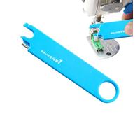 Enfile-aiguille Pour Machine À Coudre Plat - 3 Generation Anti-Piqûre Avec Rangement Magnetique, Règle et Loupe | Accessoire De Multifonctionnel Pour Enfilage Automatique Rapide | Idéal Pour