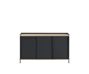 Enfold Cabinet 148x45 Oak/Anthracite Black