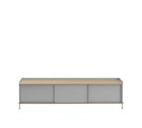 Enfold Cabinet 186x45 Oak/ Gray