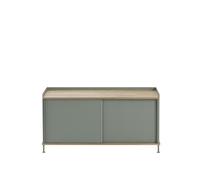 Enfold Sideboard Low Oak/Dusty Green