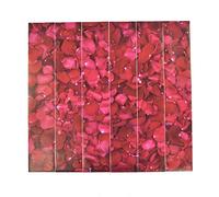 Enforose 6PCS Peel and Stick Stair Risers Stickers, 100x18cm 3D Stair Sticker Rose Flower Self Adhesive Wall Sticker Tile Stair Sticker for Home Decor