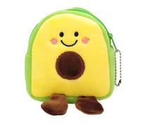 Enforose Avocado Plush Purse Multifunctional Cartoon Fruit Bag with, Portable Wallet for s, Cards, and Small Essentials Ideal for Daily Use and Gifts