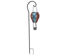 Enforose Hanging Solar Lantern, Iron, Retro Style, Solar LED, Waterproof, Outdoor
