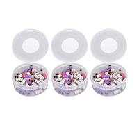 Enforose Nail Art Sanding Bands,Dead Skin Removal Manicure Sanding Bands,Nail Polishing Bands,Manicure Sanding Caps with Storage Box Small (Colorful)