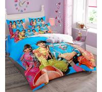 Enfunt-Home British Rock Bands Duvet Cover Set Single 135 x 200 cm Bedroom Soft Lightweight Polyester, Bedding Set with 1 Pillowcase 50x75cm