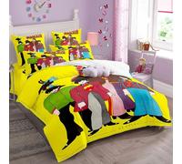 Enfunt-Home British Rock Bands King 230 x 220 cm Bedroom Duvet Cover Set Soft Lightweight Microfiber, Bedding Set with 2 Pillowcase 50x75cm