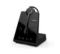 Engage 65 SE Convertible Headset with ear hook, base, power supply, 1.5 m USB-C to USB-A cable, desk phone cable, ear gels, headband, quick start guide, warranty and warning (safety instructions)