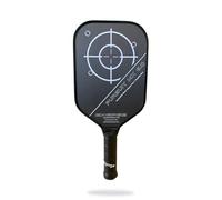 Engage Pickleball Pursuit MX 6.0 Graphite Pickleball Paddle - Rough Texture for Long Lasting Spin - Responsive Core for Control and Feel - Standard Weight (8.0-8.4 oz) - USAP Approved (Arctic White)