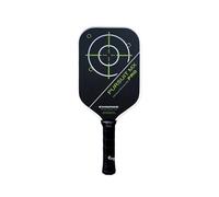 Engage Pursuit Pro MX Pickleball Paddle - Elongated Shape, Raw T700 Toray Carbon Fiber Face, 13mm Control Pro “Black” Core (Alpine Lime, Standard (7.9-8.3oz))