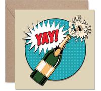 Engagement Card for Couples, Pop The Bubbly