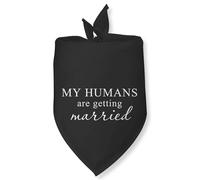 Engagement Gift for Couples, My Humans are Getting Married Dog Bandana for Dogs Perfect Dog Wedding Bandana Engagement Announcement Gift for Couples Pet Scarf for Small Medium Cats Dogs