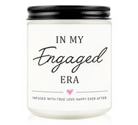 Engagement Gifts - Engagement Gift for Couples Friend Her Him, Wedding Proposal, Romantic Gift for Her, in My Engaged ERA Soy Candle - Bride to Be Gifts