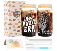 Engagement Gifts, Engagement Gifts for Couples, Fashion Engagement Cup, Bride to Be Gifts, Bachelorette Gifts, Honeymoon Gifts for Mr and Mrs Bride and Groom to be (Bride, 16oz)