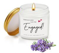 Engagement Gifts, Engagement Presents for Newly Engaged Couples, Bride to Be Gifts, Handmade Lavender Scented Candles, 3.5 oz