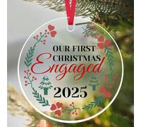 Engagement Gifts for Couples 2025 Christmas Ornament Gift for Newly Engaged Couples Fiance Gifts for Women Just Engaged Bachelorette Gift for Her Women Bride to Be Fiance Christmas Hanging