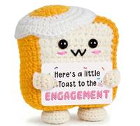 Engagement Gifts for Couples - Handmade Emotional Support Crochet Toast