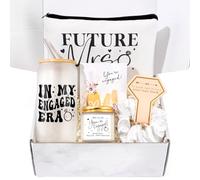 Engagement Gifts for Couples Women, Newly Engaged Gifts for Couples, Cool Engagement Gift for Her, In My Engaged Era Fiancee Future Mrs Bride to Be Bridal Shower Gift, Unique Engaged Ideas Glass Cup