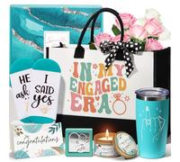 Engagement Gifts for Her Women, Bridal Shower Gifts for Bride to Be, Bachelorette Gifts for Bride Future Mrs, Fiance Gifts for Women Newly Engaged Gifts Engagement Party Gift Basket w/Canvas Tote Bag