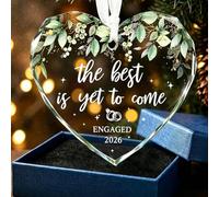 Engagement Gifts, Wedding Gifts for Couples Keepsake Ornament, Mr and Mrs Gifts for Newly Engaged Couple Anniversary Present Congratulations Gift 2026 (the best is yet to come)