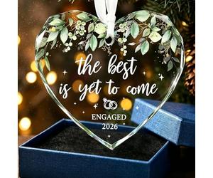 Engagement Gifts, Wedding Gifts for Couples Keepsake Ornament, Mr and Mrs Gifts for Newly Engaged Couple Anniversary Present Congratulations Gift 2026 (the best is yet to come)