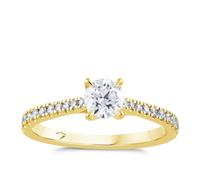 Engagement Ring 18ct Yellow Gold 0.66ct Diamond Ring