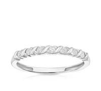 Engagement Ring 9ct White Gold 0.15ct Diamond Ring