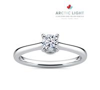 Engagement Ring Arctic Light Platinum Round Solitaire 0.25ct Diamond Ring